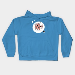 Goldfish robot Kids Hoodie